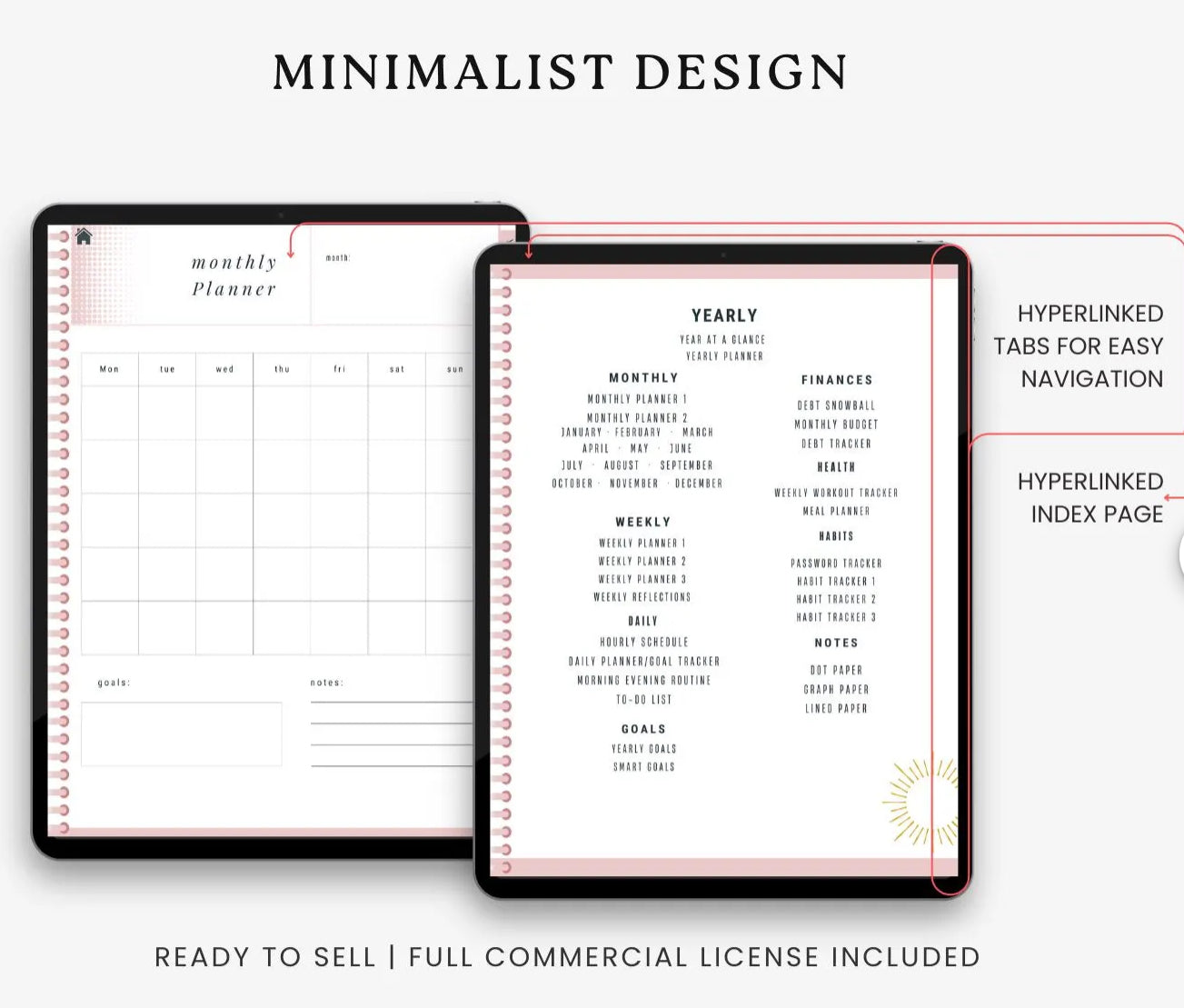 That Girl PLR Digital Planner - Sticker Bundle