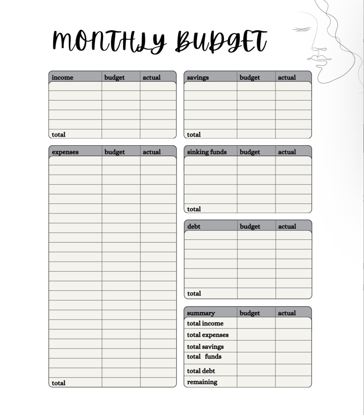 Her Digital Planner - MRR