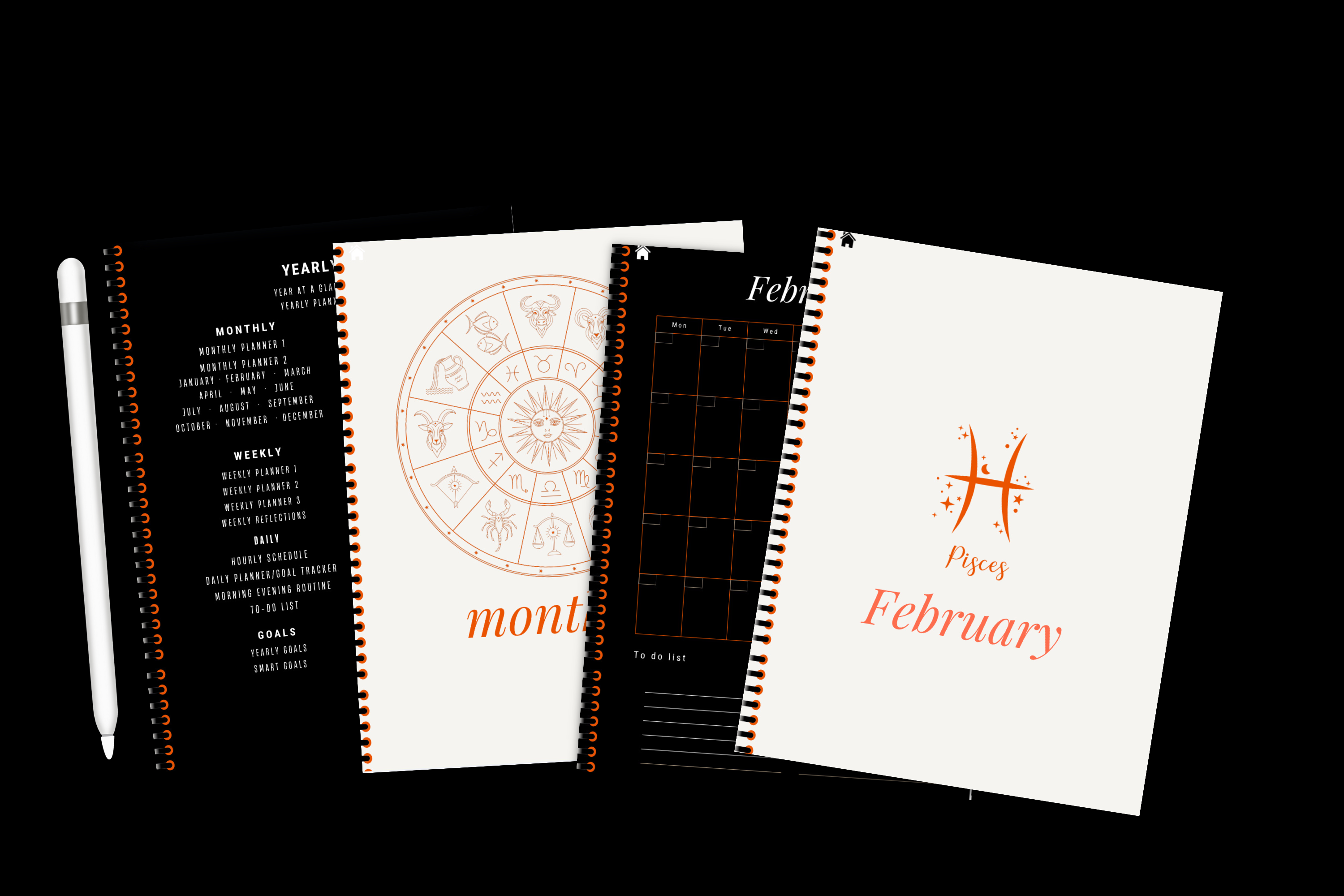 Digital Planner Her Zodiac -PLR