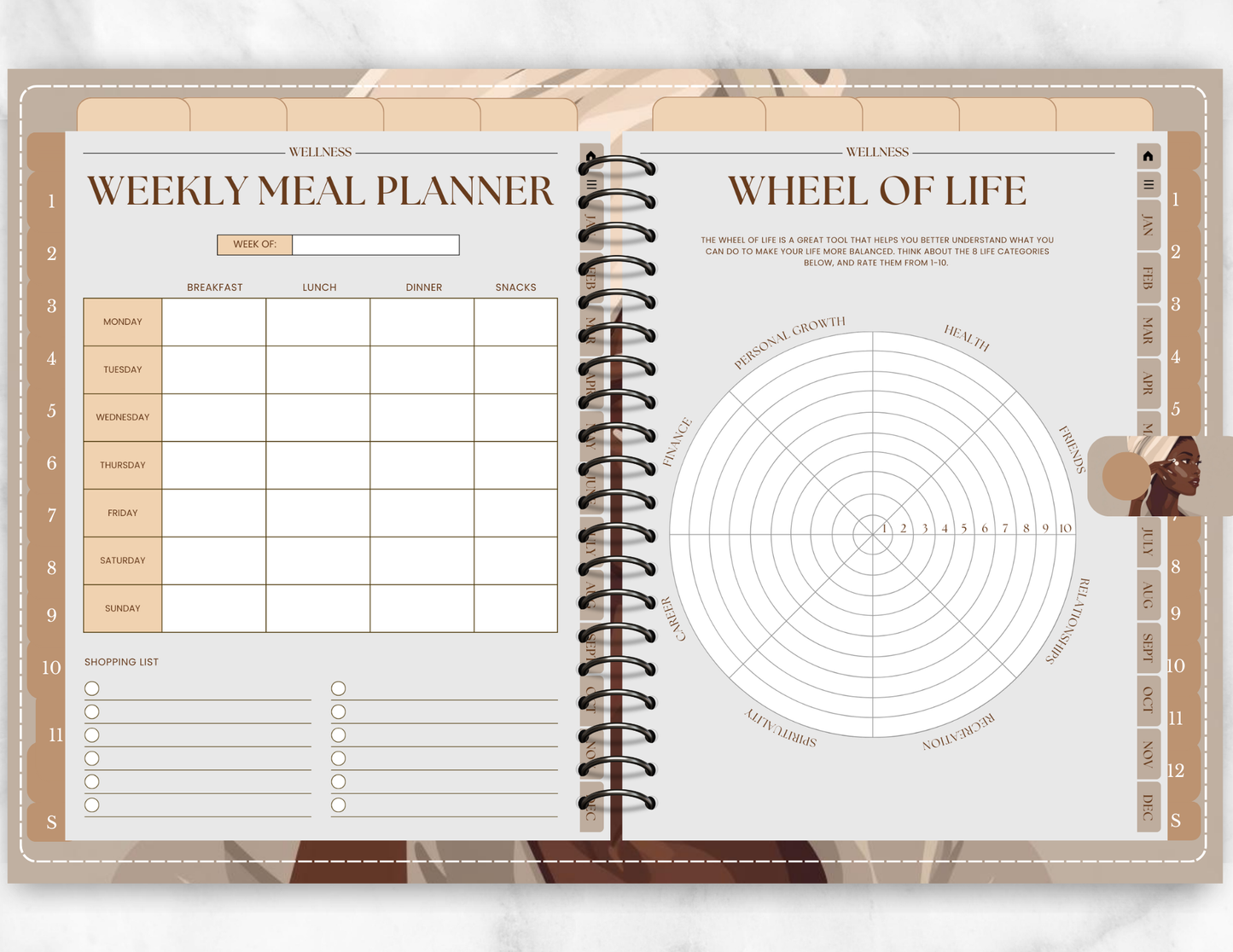 “That Girl” 2026 PLR Digital Planner