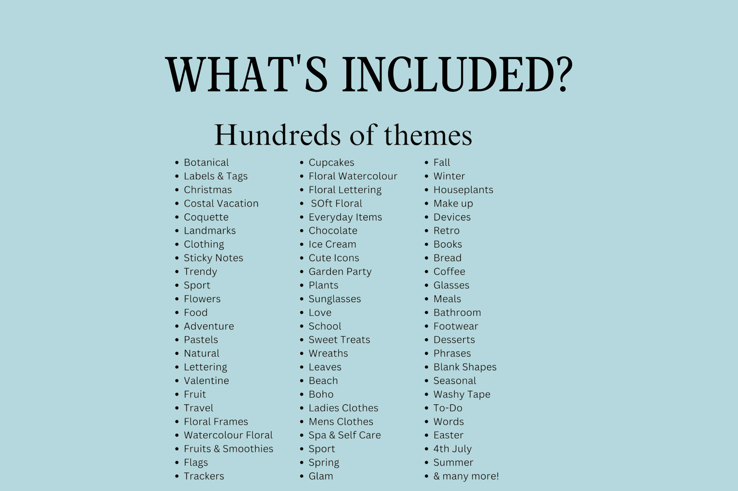 30k+ Digital Planner Sticker Bundle - PLR