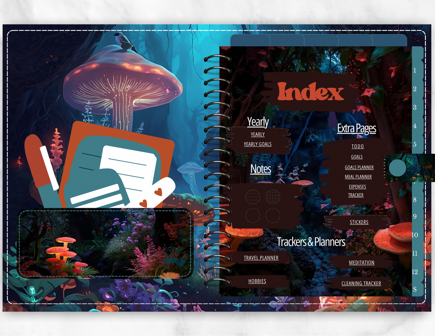 Daily Planner - Bonus Template & Sticker Bundle - PLR