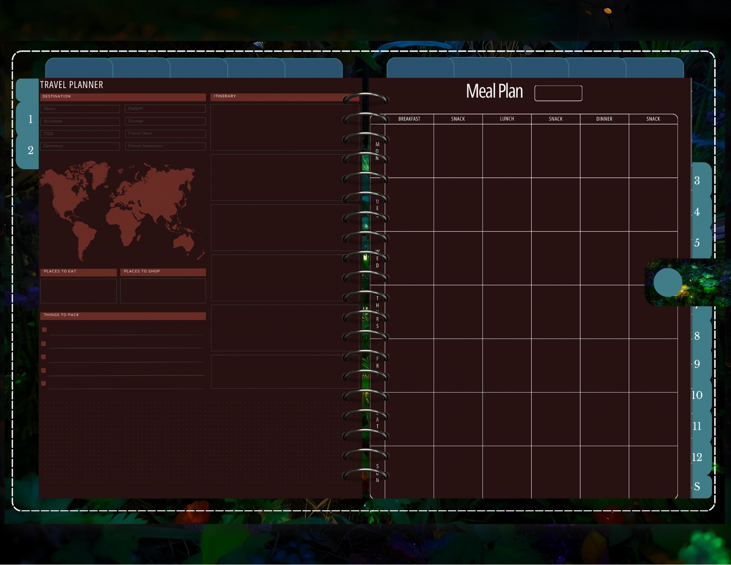 Daily Planner - Bonus Template & Sticker Bundle - PLR