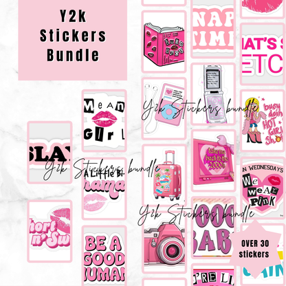 Y2K 2026 That Girl Digital Planner | PLR MRR