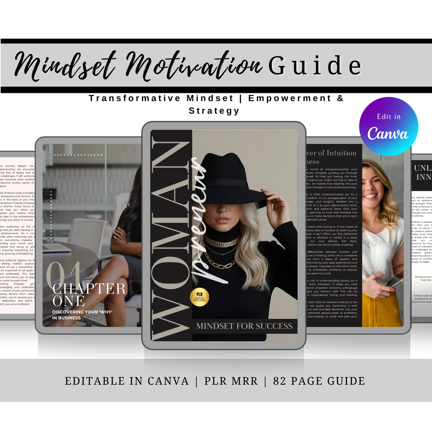 Womanpreneur Mindset Guide | PLR