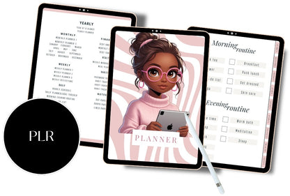 That Girl PLR Digital Planner - Sticker Bundle