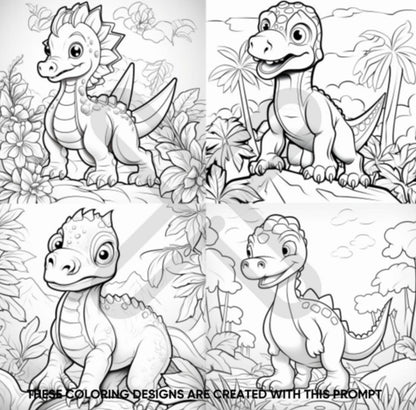 AI Coloring Pages and Story Character Prompts