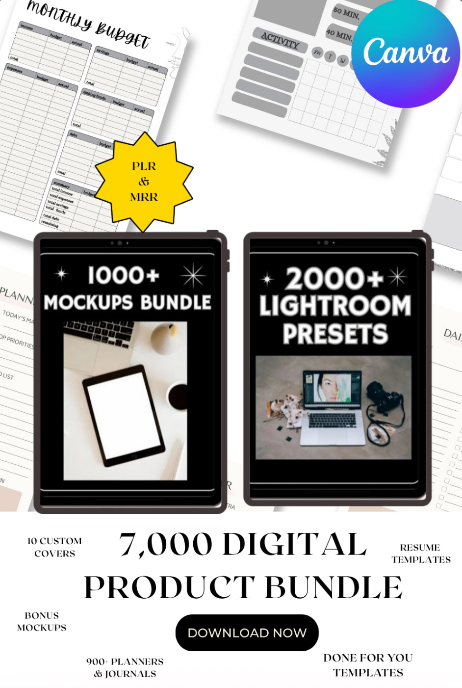 7,000 Digital Product Bundle PLR