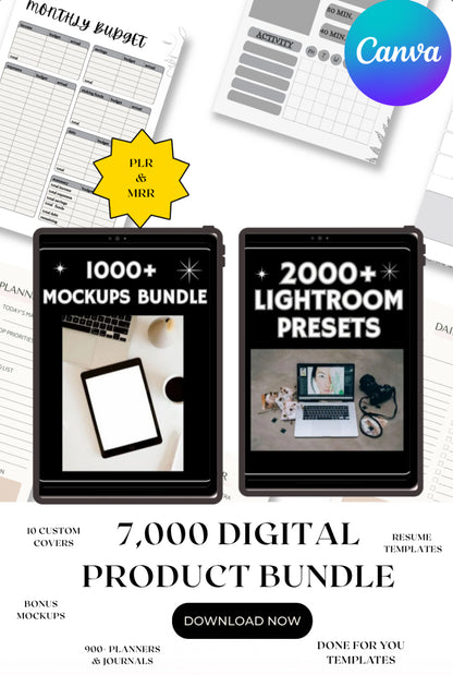 7,000 Digital Product Bundle PLR