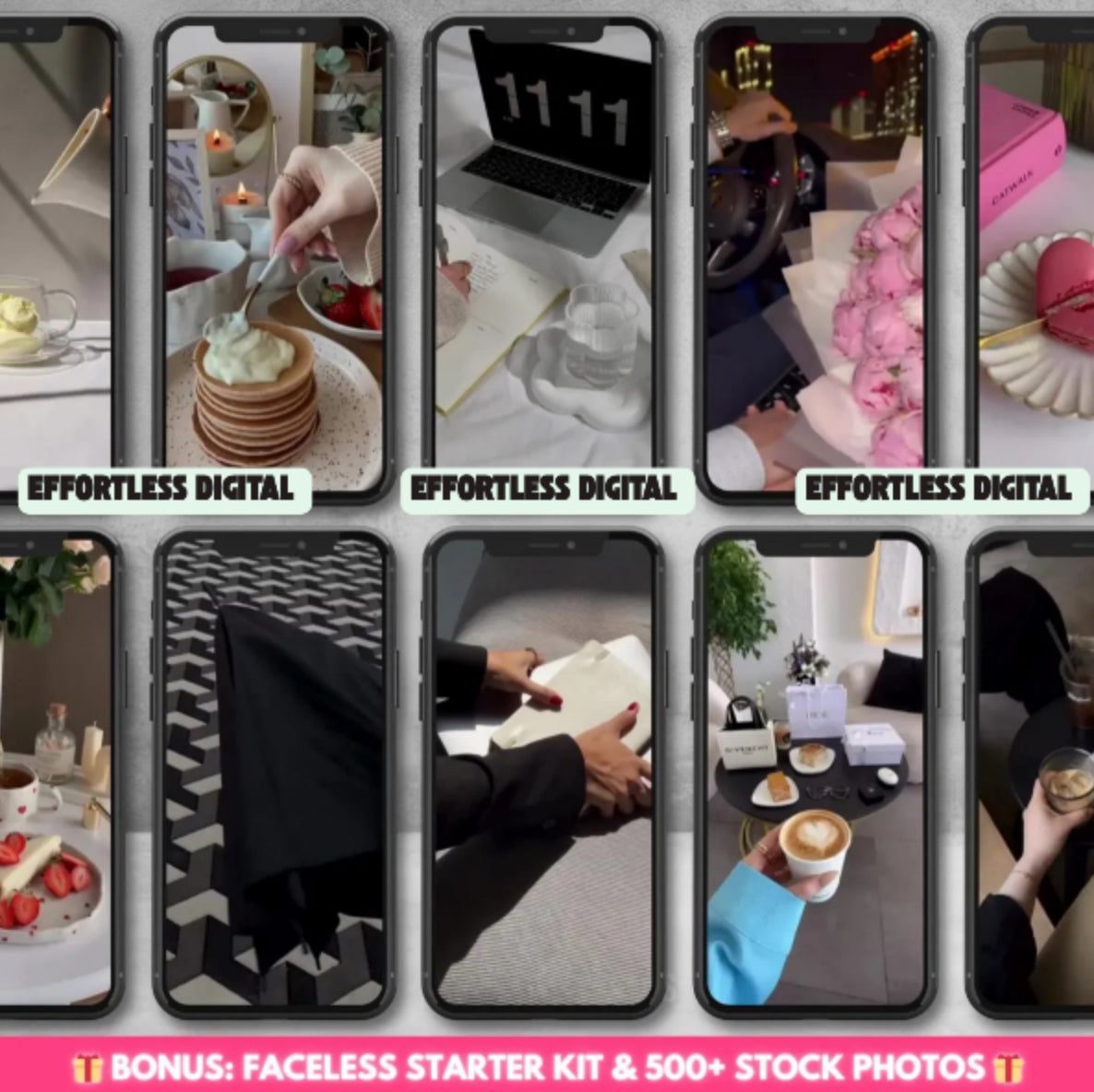 Aesthetic Faceless Videos Bundle - MRR