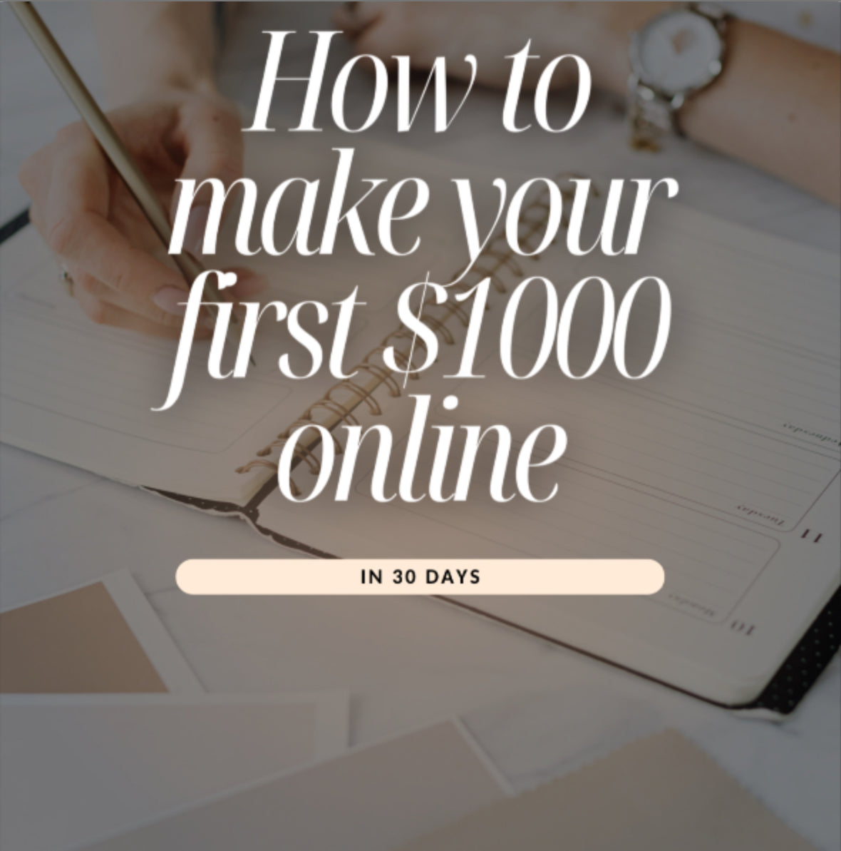 How to make your first $1,000 online in 30 days🎉