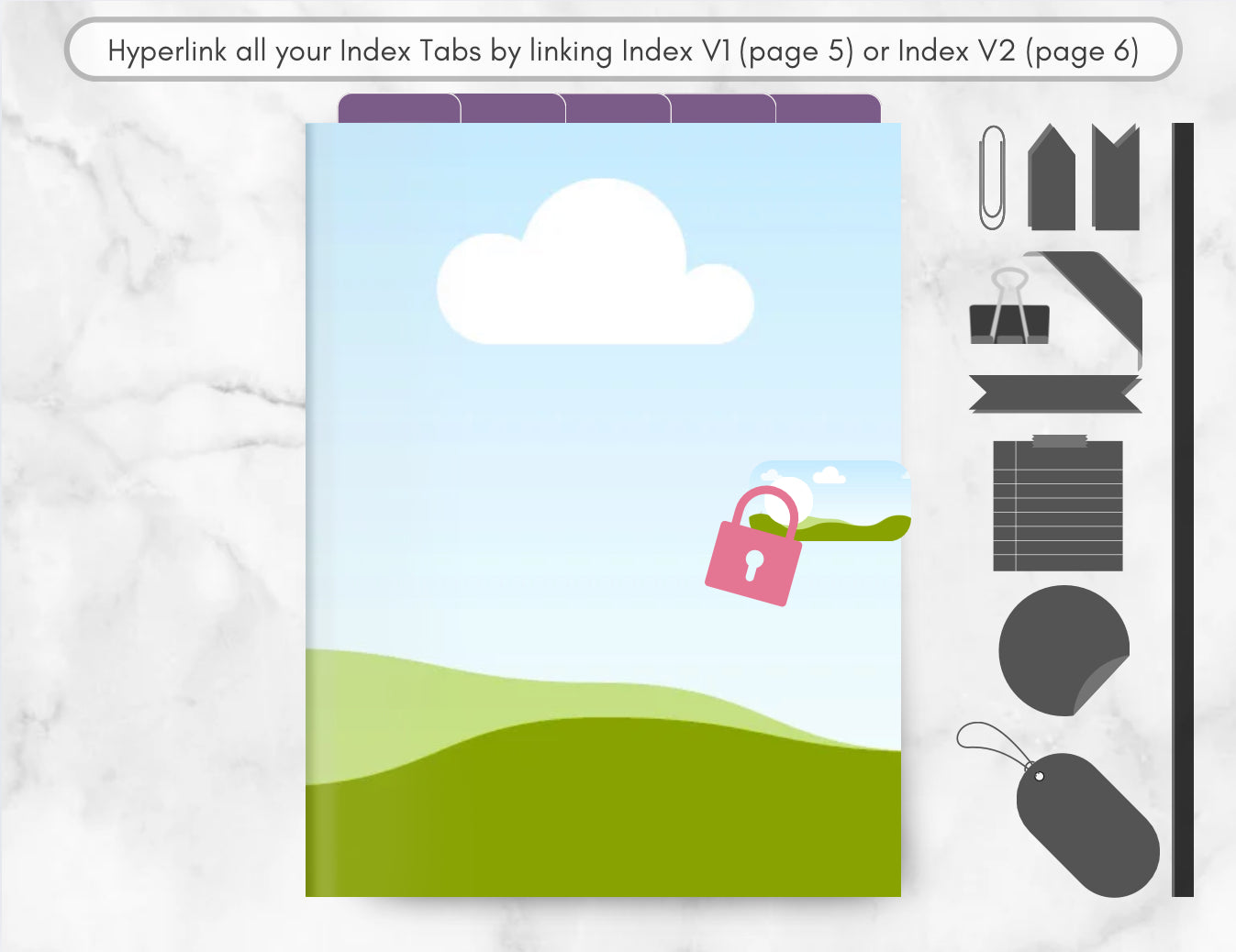 Daily Planner - Bonus Template & Sticker Bundle - PLR