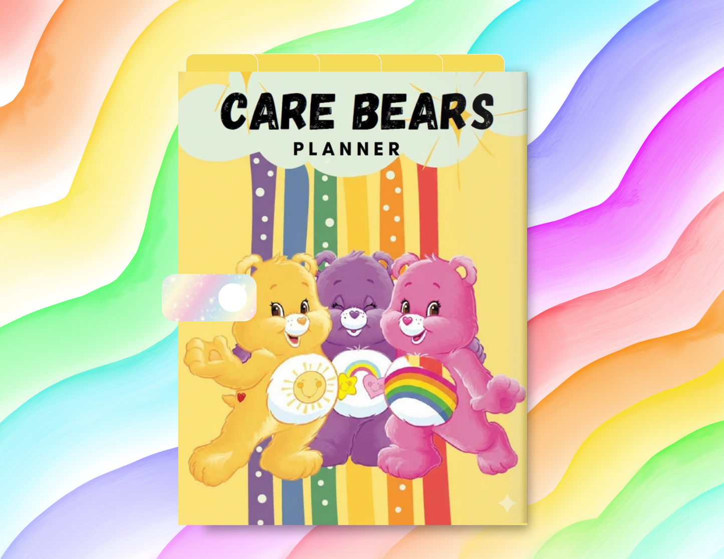 2026 Care Bears Coloring Planner - PLR