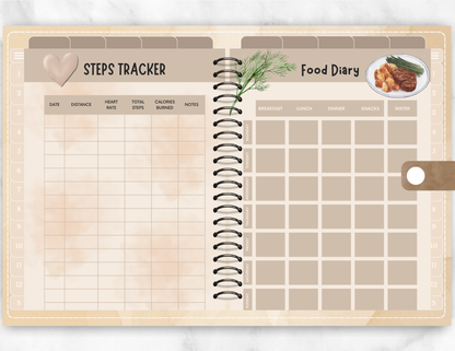 Fitness Planner, Weight Loss Journal | PLR