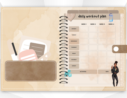 Fitness Planner, Weight Loss Journal | PLR