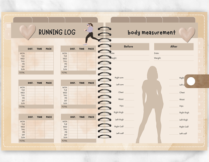 Fitness Planner, Weight Loss Journal | PLR