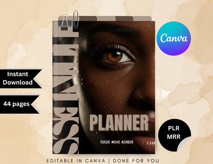 Fitness Planner, Weight Loss Journal | PLR