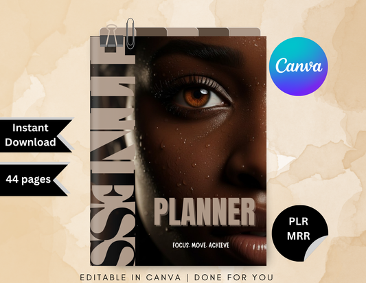 Fitness Planner, Weight Loss Journal | PLR