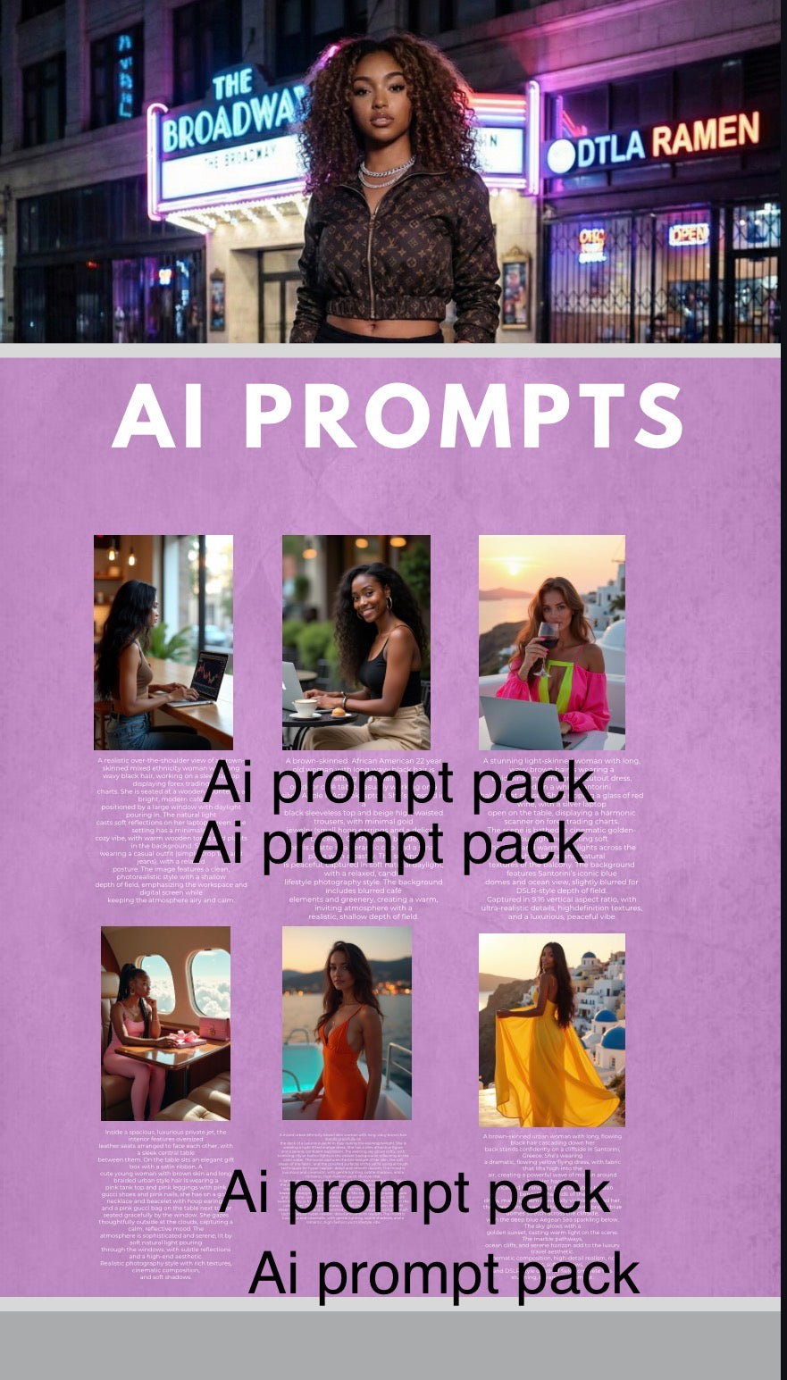 Ai Influencers Prompt Pack