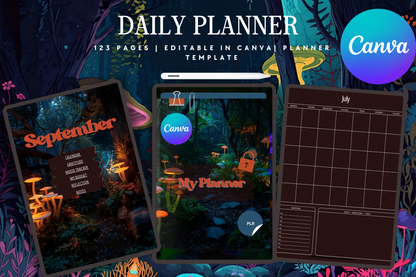 Daily Planner - Bonus Template & Sticker Bundle - PLR
